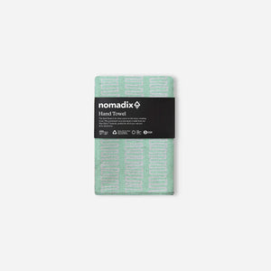 Hand Towel: Switchback Seafoam Green