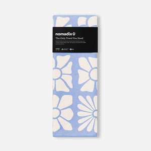 Original Towel: Flowerbed Coastal Blue
