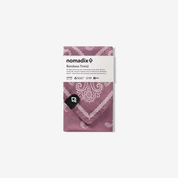 Bandana Towel: Paisley Iron Ore