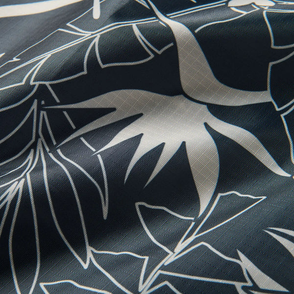 Pocket Tote: Retro Palms Black