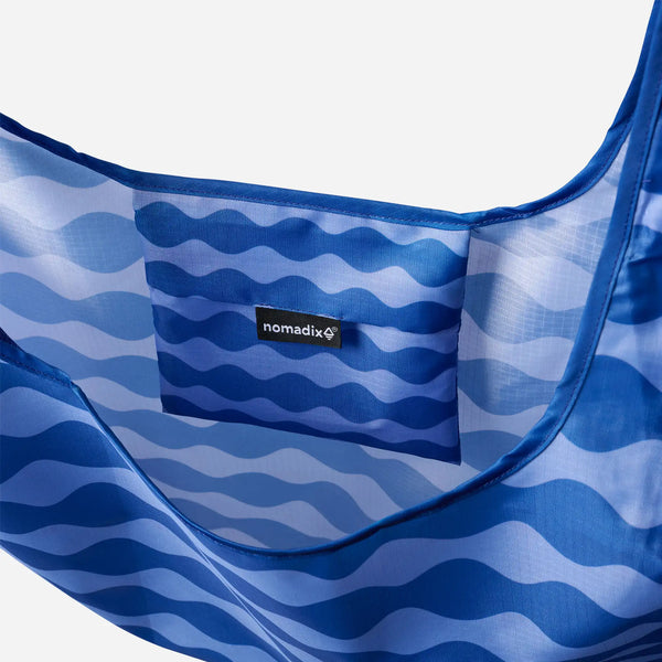 Pocket Tote: Slack Tide Coastal Blue