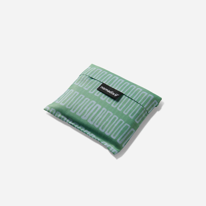 Pocket Tote: Switchback Seafoam Green