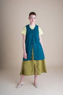 Snap Smock in Peacock