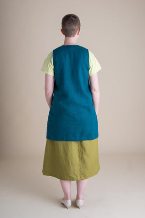 Snap Smock in Peacock
