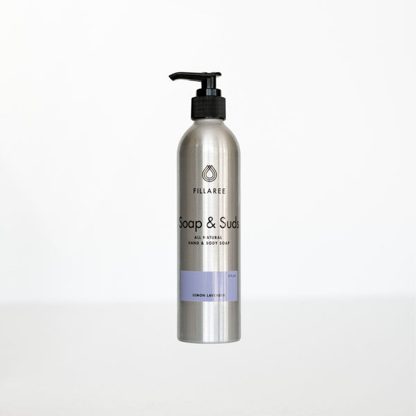 Soap & Suds - Metal Bottle 8 oz