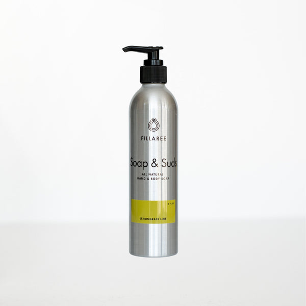 Soap & Suds - Metal Bottle 8 oz