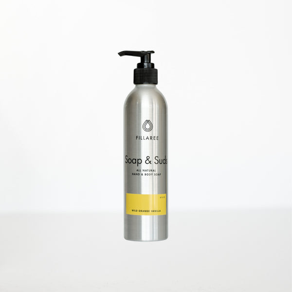 Soap & Suds - Metal Bottle 8 oz