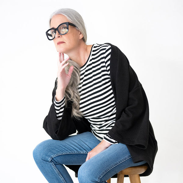 Marinière Black and White Striped Tee