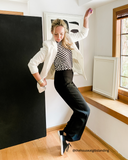 Marinière Black and White Striped Tee