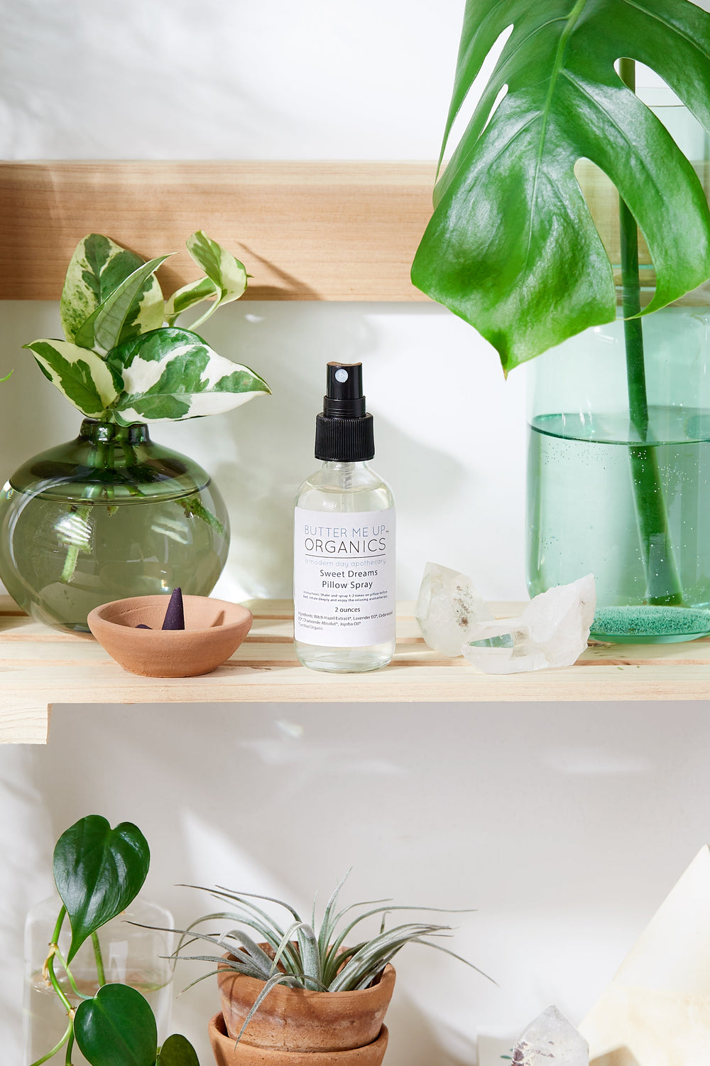 Organic Pillow Mist / Aromatherapy / Relaxing Essential Oils / Gentle Sleep / Butter Me Up Organics