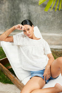 Dawn Tee in Off White