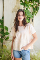 Dawn Tee in Bright Bellini