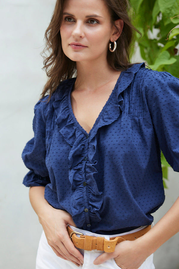 Chloe Shirt in Navy