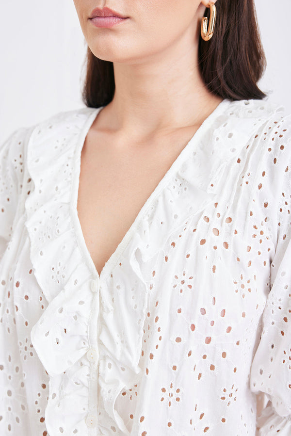 Chloe Shirt in Eyelet