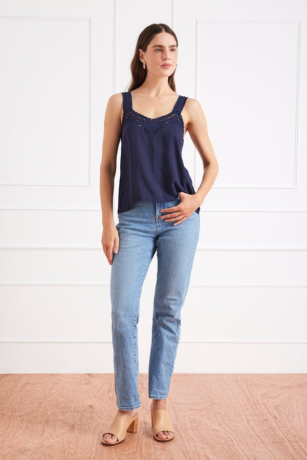 Iris Camisole in Midnight Navy