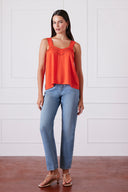 Iris Camisole in Orange Spritz