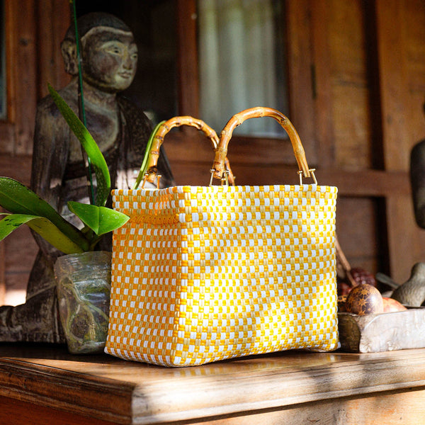 TUKU Sunset Recycled Market Tote Bag