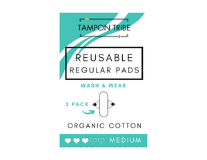 REUSABLE PADS - ORGANIC COTTON - 2 PACK