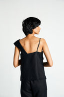 The Wandering Wave Top in Black