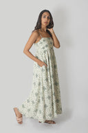 The Jade Ruched Maxi Dress