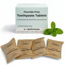 Fluoride-Free Cool Mint Toothpaste Tablets — 4 Months