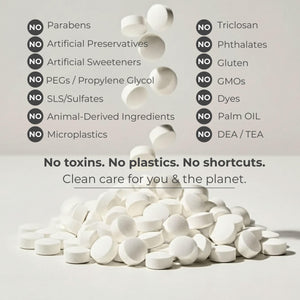 Fluoride-Free Cool Mint Toothpaste Tablets — 4 Months