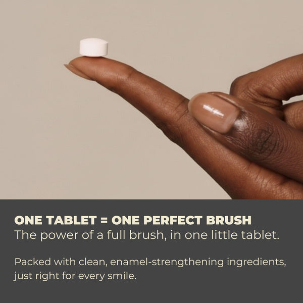 Fluoride-Free Cool Mint Toothpaste Tablets — 1 Month