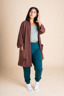 Timberline Cardigan in Chestnut