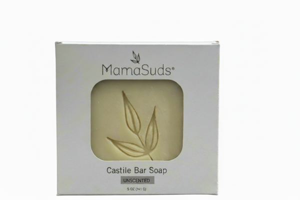 100% Vegan Unscented Castile Bar Soap