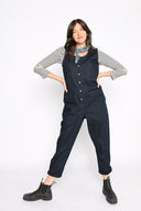 Rebel Denim Jumpsuit in Organic Indigo Dyed Denim