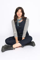 Rebel Denim Jumpsuit in Organic Indigo Dyed Denim