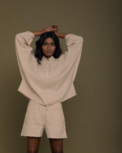 Raindrops and Thunderstorms Set in Sand Beige