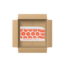 500 Self-Sealing Snack Bags - Orange