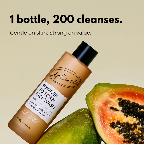 Powder to Foam Face Wash with Willow Bark + Papaya Enzymes