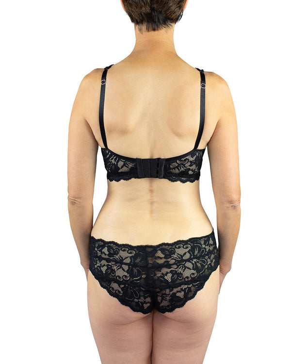 Vela Wireless Bra, Black