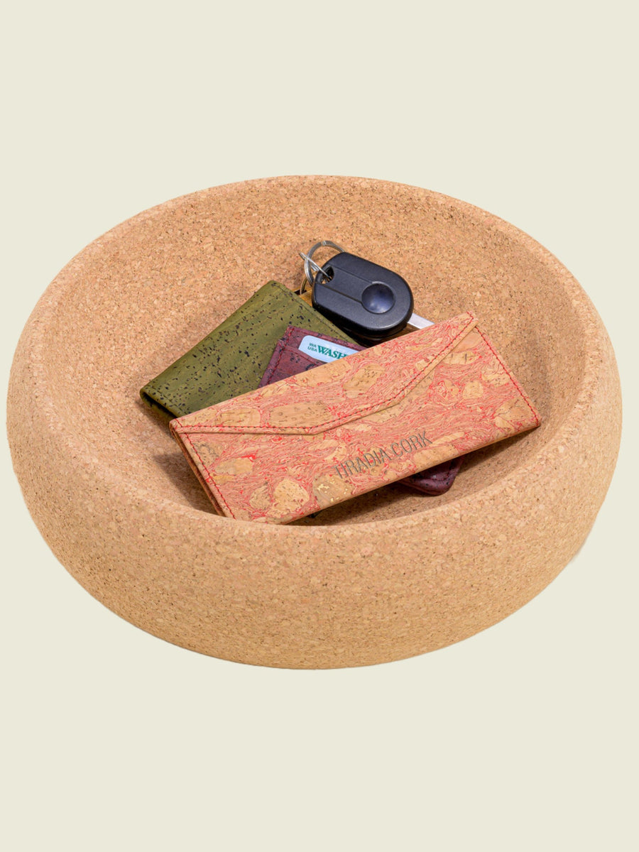 Upcycled Cork Decorative Storage Bowl