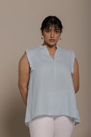 Wind in my Hair Shirt in Blue