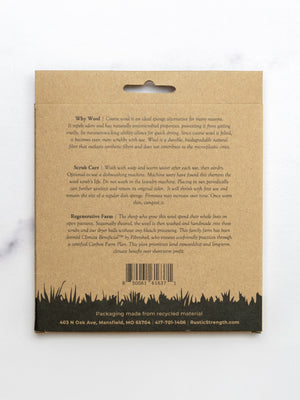 Sustainable Wool Scrub