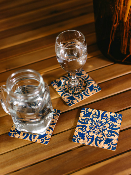 Biodegradable Cork Coasters (Set of 4)