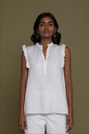 Wind in my Hair Shirt in White