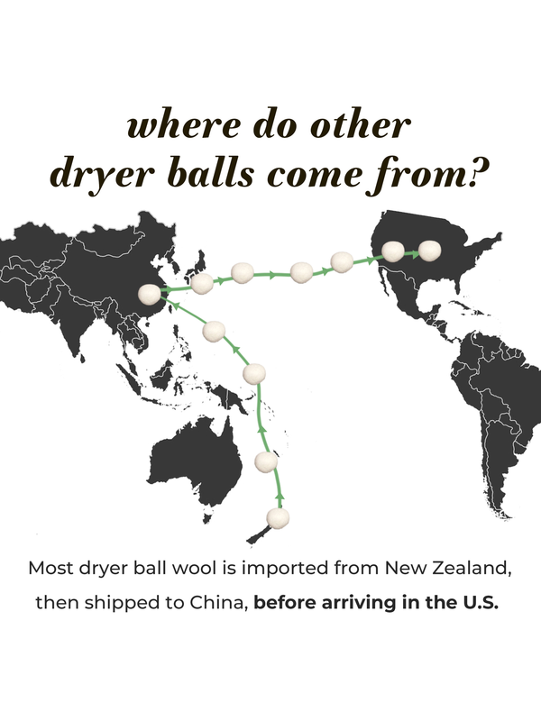 Jumbo Wool Dryer Balls ( 3 pack )