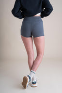 Yoga Shorts in Concrete