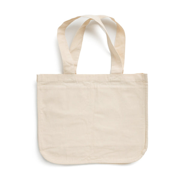 Cotton Grocery Tote Bag (With Pockets)