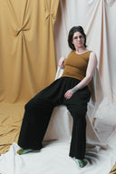 Zinat Pant in Licorice