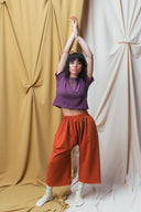 Zinat Pant in Persimmon