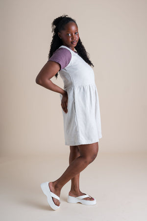 Lisbon Romper (Updated) in Sand Dollar