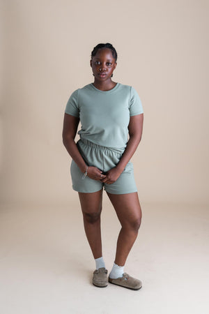 Liza Tee in Pistachio