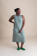 Serena Dress in Pistachio