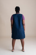 Snap Smock in Cone Denim