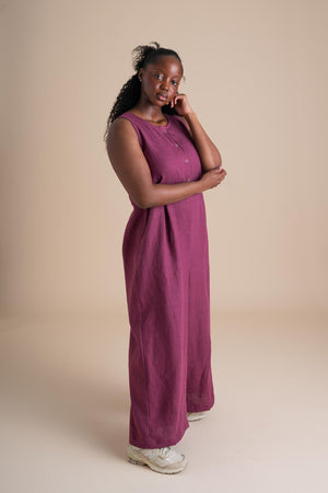 Terrace Jumpsuit in Orchid